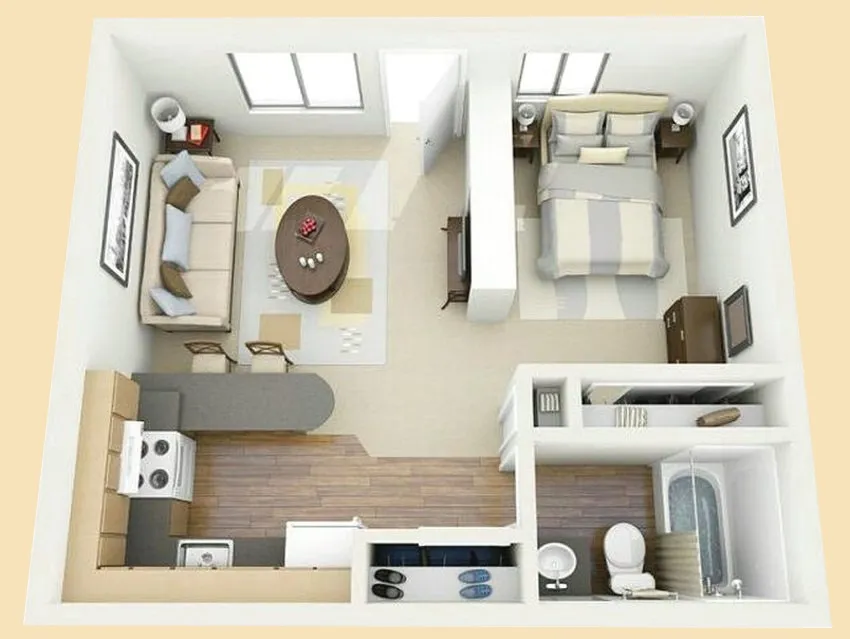 9 Desain & Denah Rumah Type 36 Sederhana Minimalis 12 rumah type 36