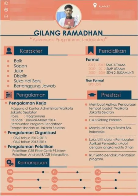 6 CV Fresh Graduate Tanpa Pengalaman + Cara Buatnya 18