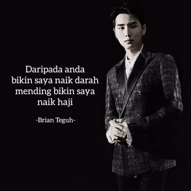 11 Quotes Kocak dari Brian Teguh alias Kang Young-hyun. Ini Artis Korea Apa Motivator Lokal sih :( 22