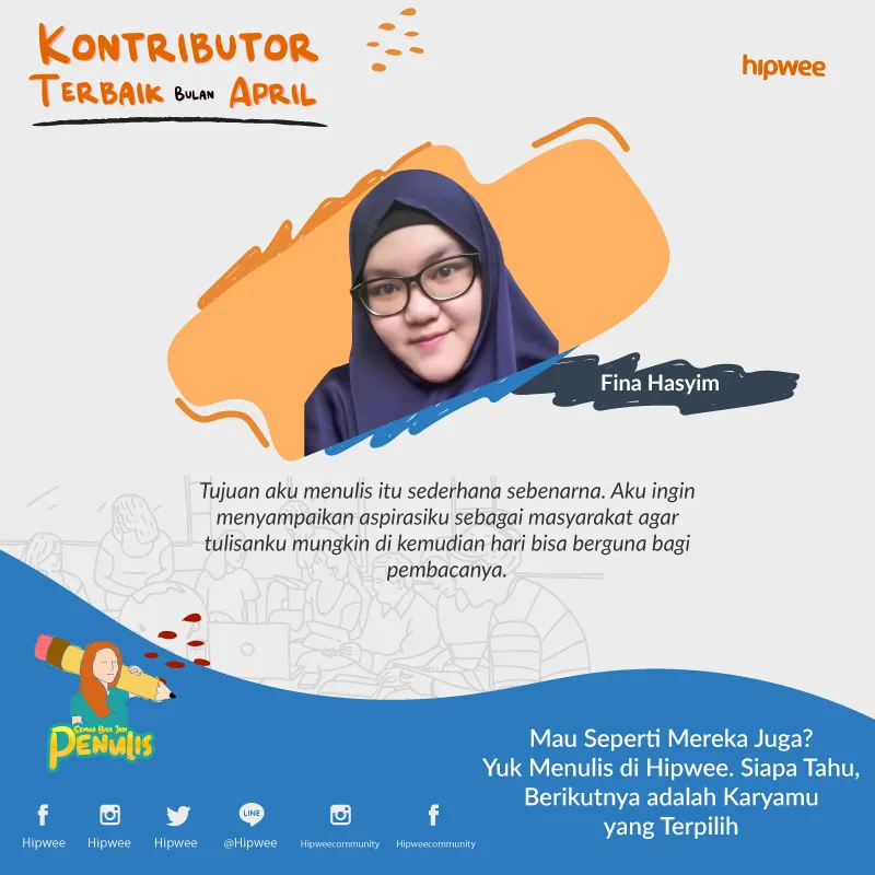 Deretan Nama yang Jadi Kontributor Terbaik Hipwee Bulan April. Eh Ada yang Diam-diam Jadi Pelukis lho! 8