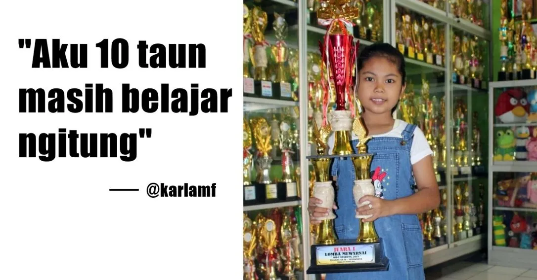 Viral Kisah Anak 10 Tahun Jadi Guru dan Punya 700 Piala, Warganet Pusing. Jangan Sampai Emak Tahu! 13