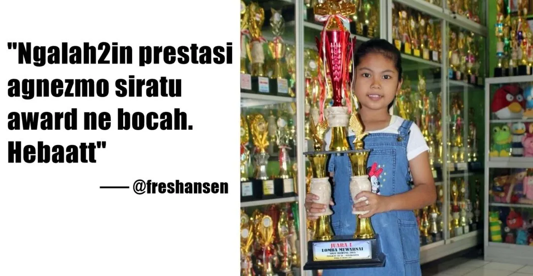 Viral Kisah Anak 10 Tahun Jadi Guru dan Punya 700 Piala, Warganet Pusing. Jangan Sampai Emak Tahu! 14