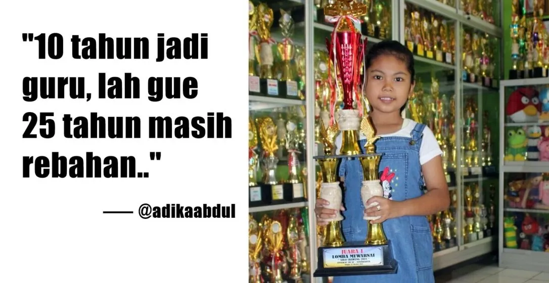 Viral Kisah Anak 10 Tahun Jadi Guru dan Punya 700 Piala, Warganet Pusing. Jangan Sampai Emak Tahu! 19