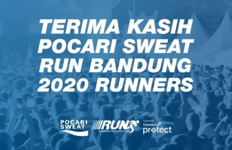 Pelari Pocari Sweat Run Bandung 2020 Galang Donasi untuk Penanggulangan Pandemi Covid-19 di Jabar 2