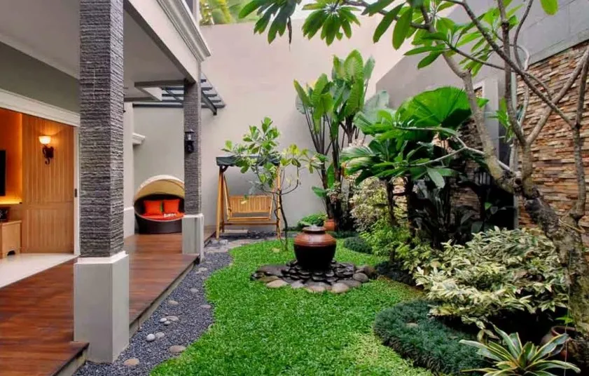 8+ Desain Taman Rumah Sederhana Cantik Minimalis 14 taman rumah sederhana cantik