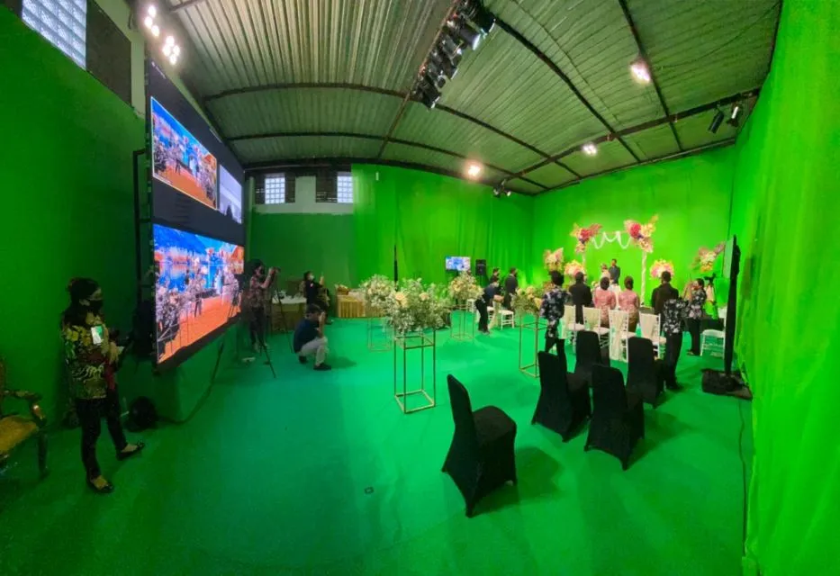 Viral Virtual Wedding dengan Green Screen di Media Sosial, ini Kata WO yang Menangani. Unik Banget! 6