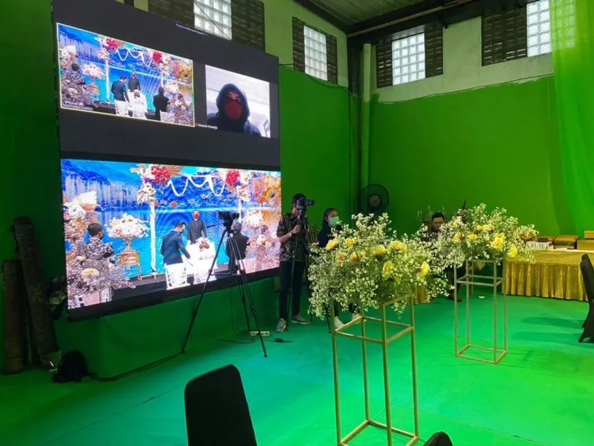 Viral Virtual Wedding dengan Green Screen di Media Sosial, ini Kata WO yang Menangani. Unik Banget! 7