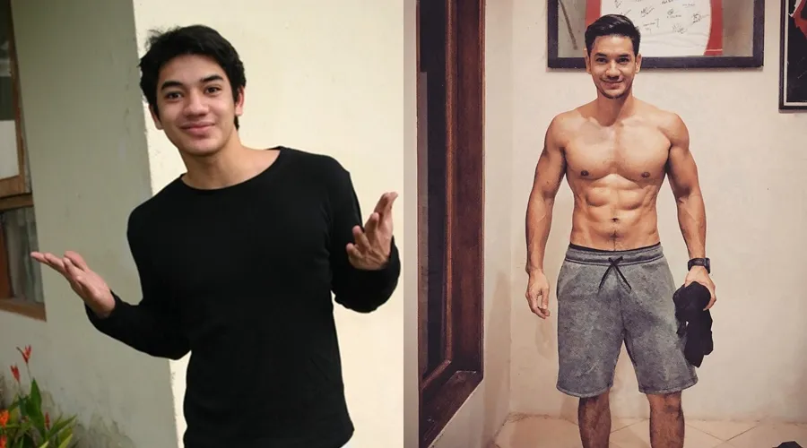 10 Perubahan Fisik Para Artis Cowok dari Masih Kurus sampai Berotot. Butuh Proses! 19