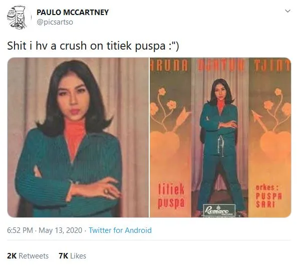 Foto Titiek Puspa Muda Kembali Viral, Dibilang Mirip Isyana Sarasvati dan Rara Sekar. Sepakat? 4