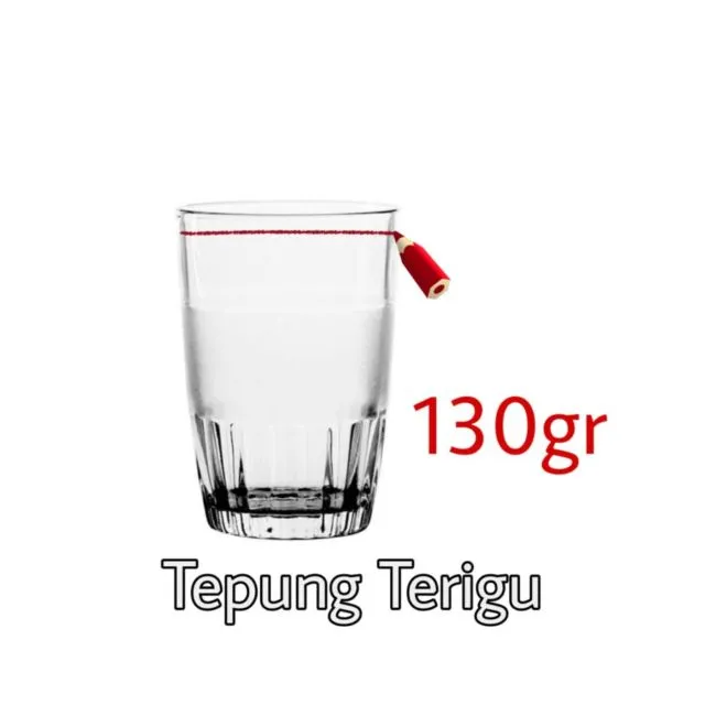 Takaran Ukuran Gelas Belimbing Pengganti Timbangan 12