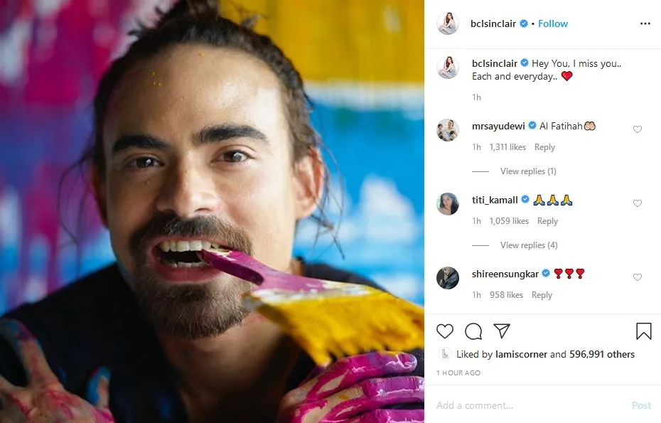 Udah Bisa Tersenyum di Momen Lebaran, BCL Akhirnya Sanggup Unggah Foto Mendiang Ashraf 4