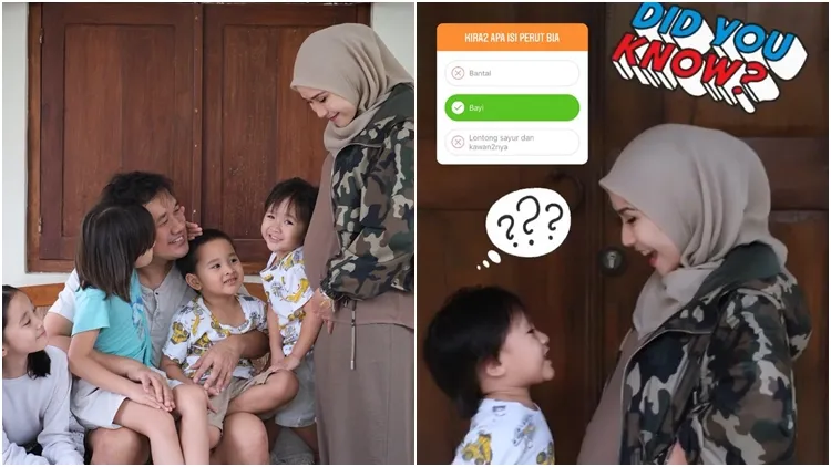 Pamer Perut Buncit Setelah Lebaran, Zaskia Adya Mecca Umumkan Kehamilan ke-5. Selamat!