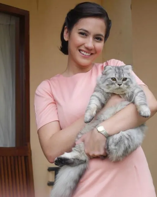 10 Artis yang Ternyata Bucing alias Budak Kucing. Sayang Banget sama Peliharaan Mereka yang Satu ini 11