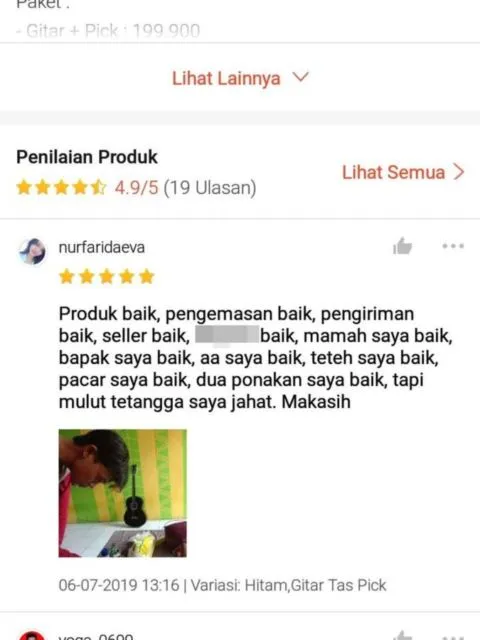 11 Testimoni Kocak Orang Habis Belanja di Olshop. Kalau Konsumen Puas Begini, Penjual Auto Bahagia 12