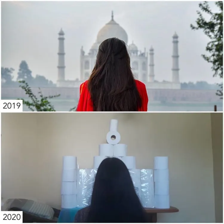 Kocaknya Foto Perbandingan Liburan 2019 vs 2020. Pokoknya Tahun 2020 Low Budget Deh! 11
