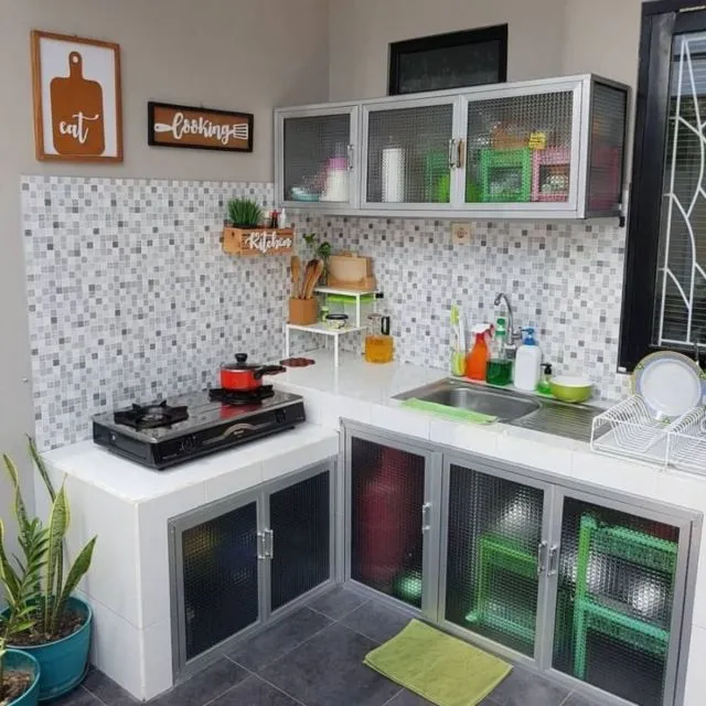 Tinggi Ukuran Meja Dapur Ideal & Cara Buatnya 13