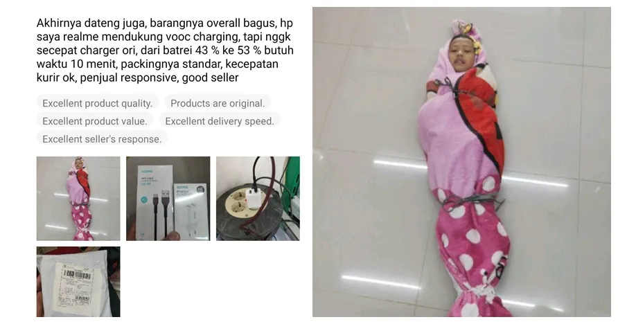 11 Testimoni Kocak Orang Habis Belanja di Olshop. Kalau Konsumen Puas Begini, Penjual Auto Bahagia 22