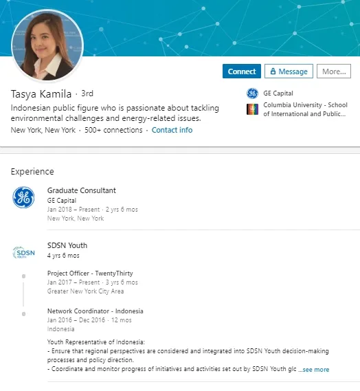 6 Profil Linkedin Artis yang Bisa Ditilik dan Dipelajari. Bukan Sekadar Buat Pamer Prestasi! 8
