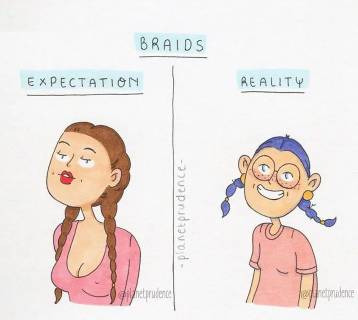 8 Ilustrasi Kekecewaan Cewek Soal Ekspektasi vs. Realita Penampilan Mereka. Relate Banget! 10