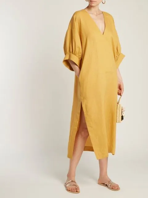 9 Model Dress Rumahan Selain Daster; Bahannya Sama-Sama Adem dan Nyaman! 11