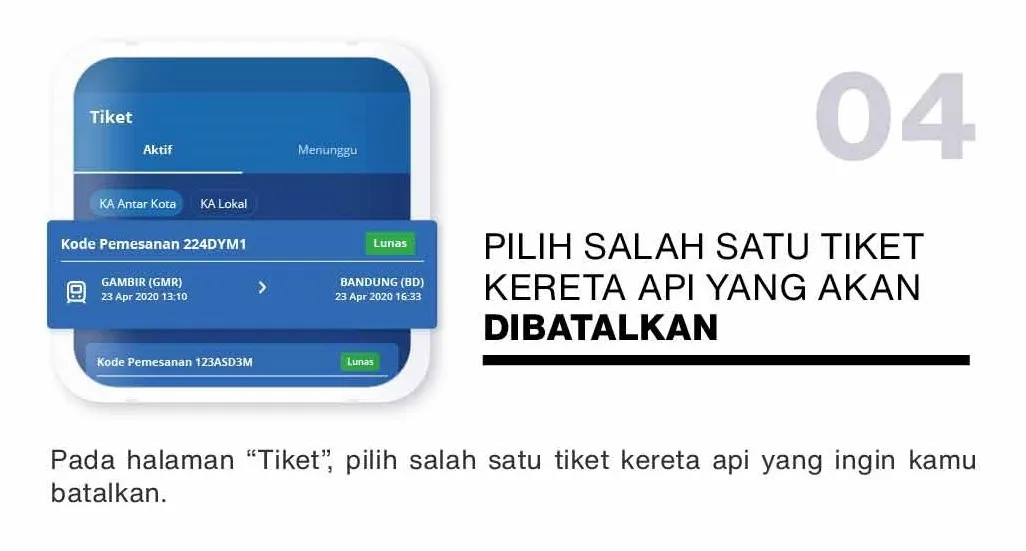Begini Cara Mudah untuk Batalkan Tiket Kereta Api. Nggak Perlu ke Stasiun, Sambil Rebahan Juga Bisa! 14