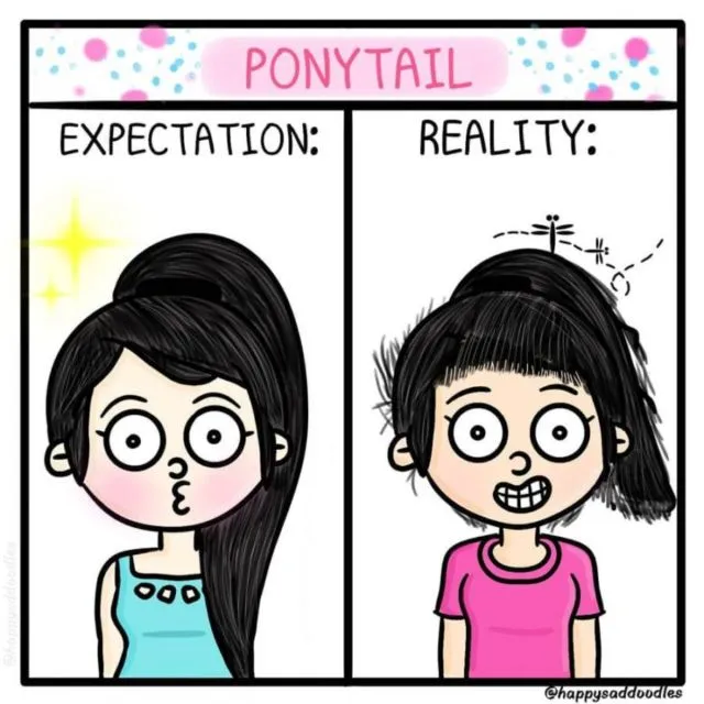 8 Ilustrasi Kekecewaan Cewek Soal Ekspektasi vs. Realita Penampilan Mereka. Relate Banget! 14
