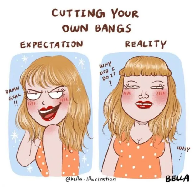 8 Ilustrasi Kekecewaan Cewek Soal Ekspektasi vs. Realita Penampilan Mereka. Relate Banget! 16