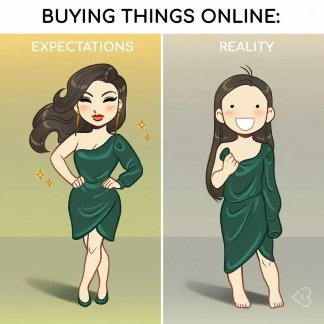8 Ilustrasi Kekecewaan Cewek Soal Ekspektasi vs. Realita Penampilan Mereka. Relate Banget! 13