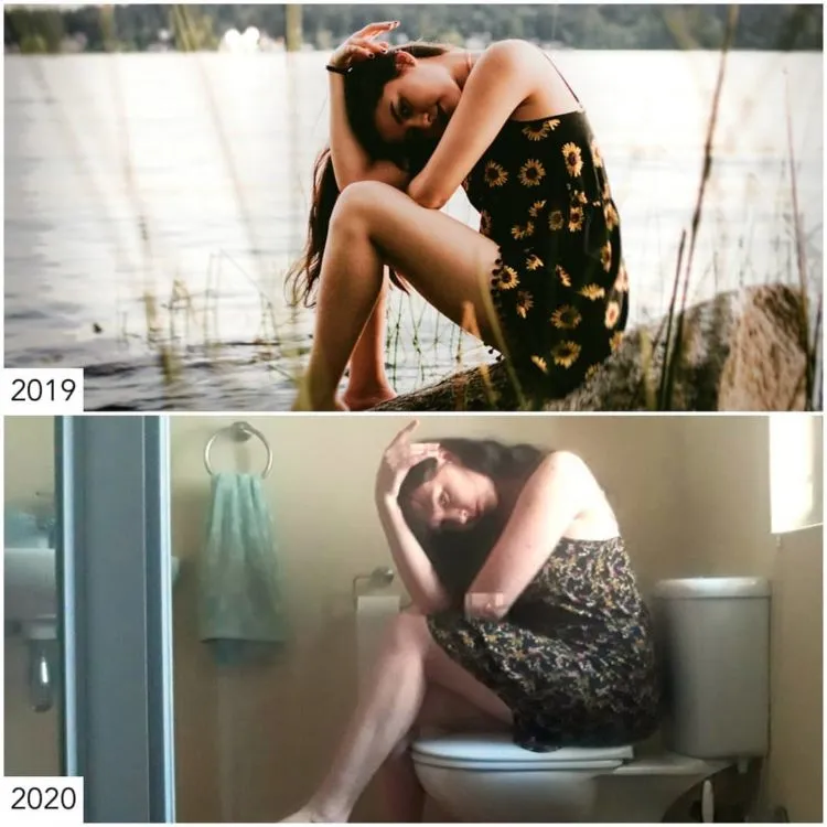 Kocaknya Foto Perbandingan Liburan 2019 vs 2020. Pokoknya Tahun 2020 Low Budget Deh! 17