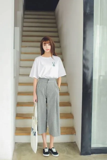 5 OOTD Celana Kulot Kekinian dengan Aneka Style 6