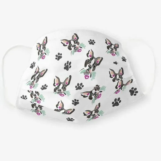 9 Motif Masker Bertema Hitam-Putih yang Cocok Buatmu Penyuka Gaya Simpel. Lucu! 11
