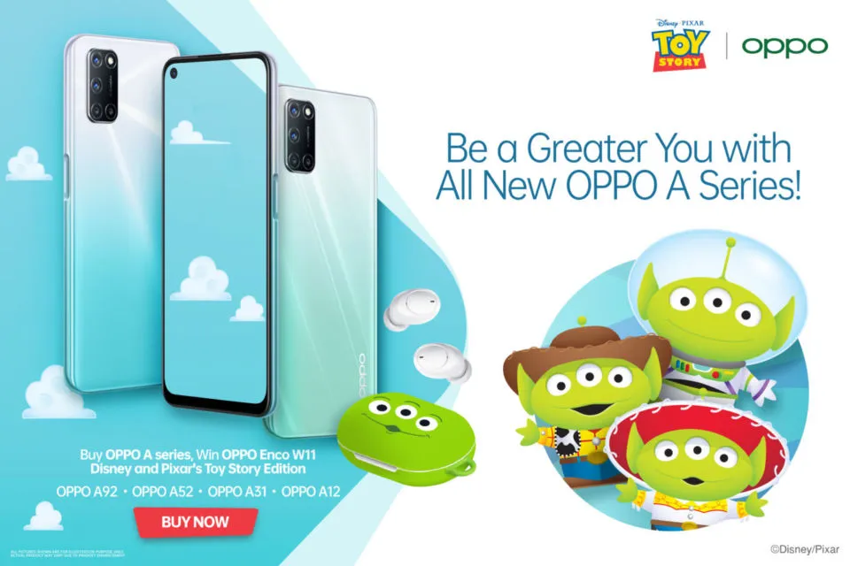 Kembali Berkolaborasi dengan Disney and Pixar, OPPO Luncurkan Enco W11 Toy Story Edition 4