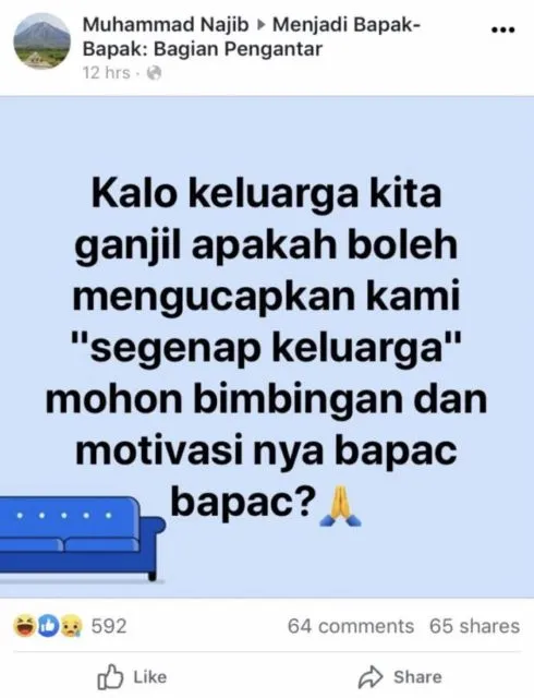 Kumpulan Jokes Ala Bapak-Bapak Terbaru. Bagi Mereka Begini Aja Udah Lucu Banget, Guys! :D 12
