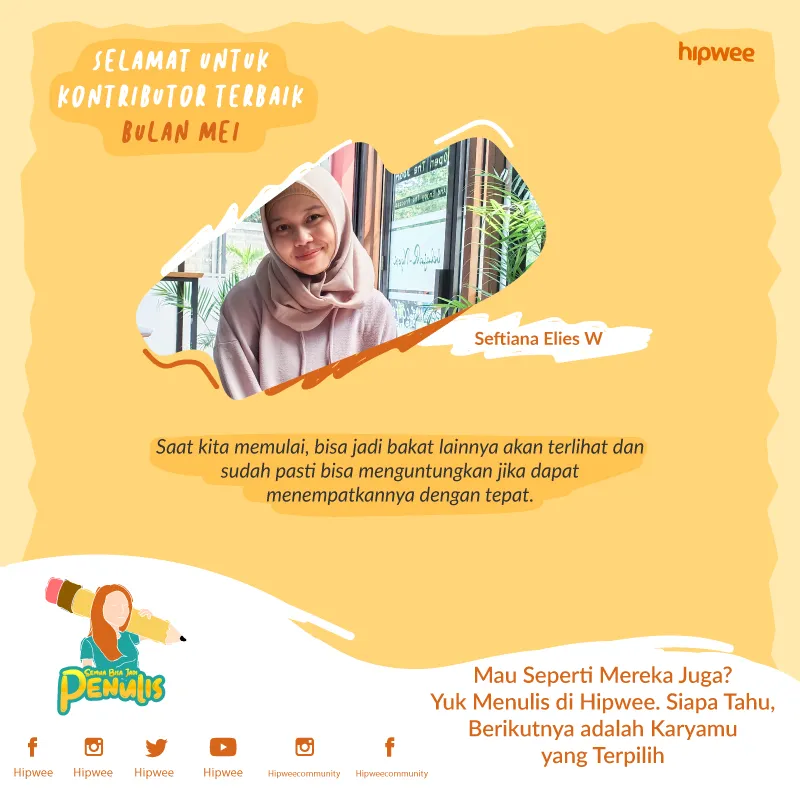 Mengenal Lebih Dekat dengan Kontributor Terbaik Bulan Mei. Ada yang Berprofesi sebagai HRD lho! 7