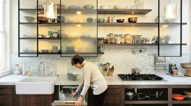 9 Model Rak Dapur Minimalis yang Keren dan Sederhana 16