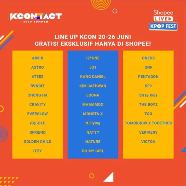 Shopee x CJ ENM Gelar Festival Budaya Korea Terbesar di Dunia. Ada GFRIEND, ITZY, MAMAMOO, sampai MONSTA X! 4