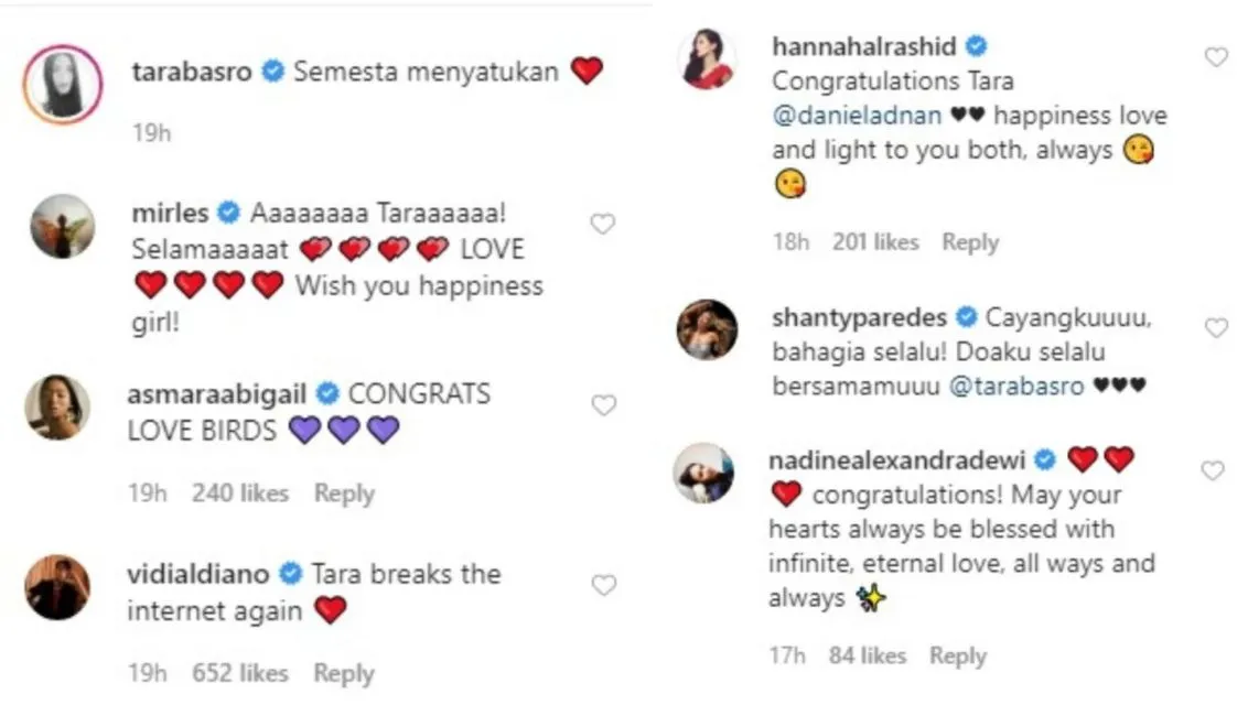 Ungkap Kabar Pernikahan, Tara Basro Banjir Ucapan Selamat. Suaminya Ternyata juga Aktor Film Gundala 4