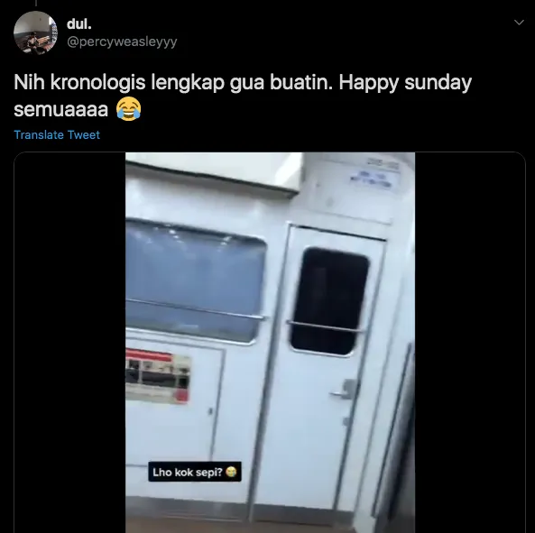 Antara Sedih dan Konyol, Kok Bisa-Bisanya Warganet ini Kekunci di Gerbong KRL Karena Ketiduran? :( 4