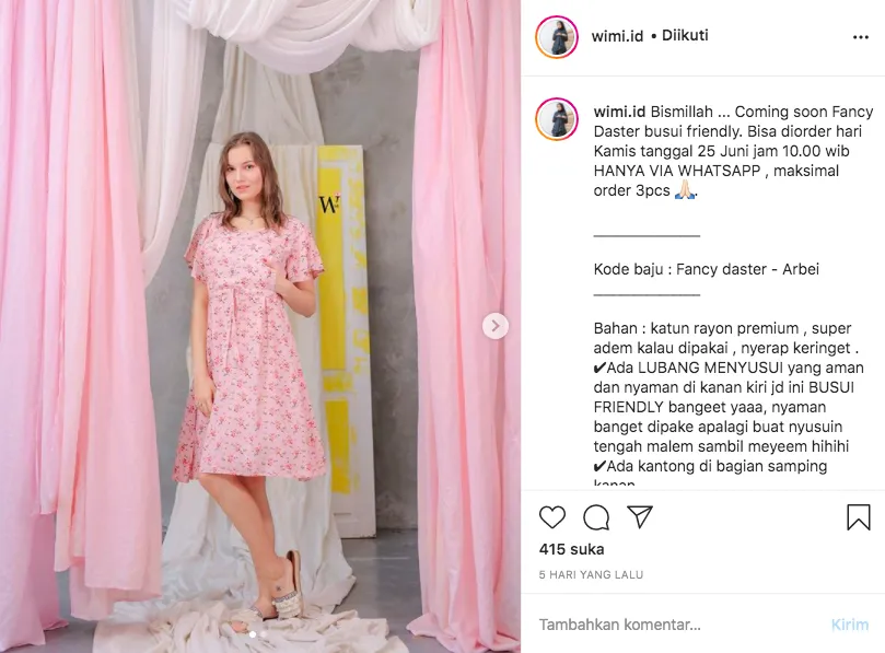 7 Olshop Baju Rumahan yang Ramah Bumil dan Busui. Fix, ini Rebutan Buibu Muda Se-Instagram! 10