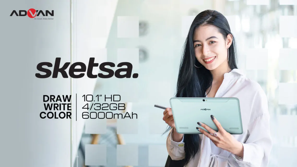 ADVAN Luncurkan Tablet Sketsa Premium 10 Inch dengan Harga Terjangkau. Dilengkapi Stylus yang Keren! 3