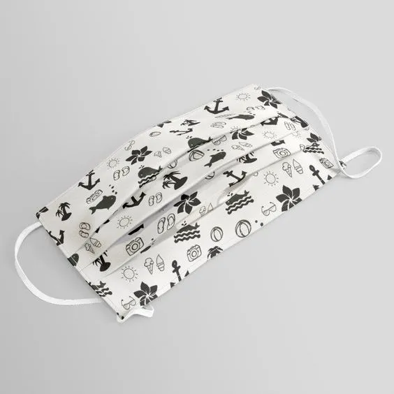 9 Motif Masker Bertema Hitam-Putih yang Cocok Buatmu Penyuka Gaya Simpel. Lucu! 18