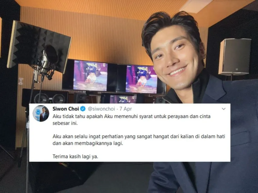 Kocaknya Kelakuan Choi Siwon Saat Main Twitter. Cieee, Lagi PDKT sama Warganet Indonesia, Ya? 12