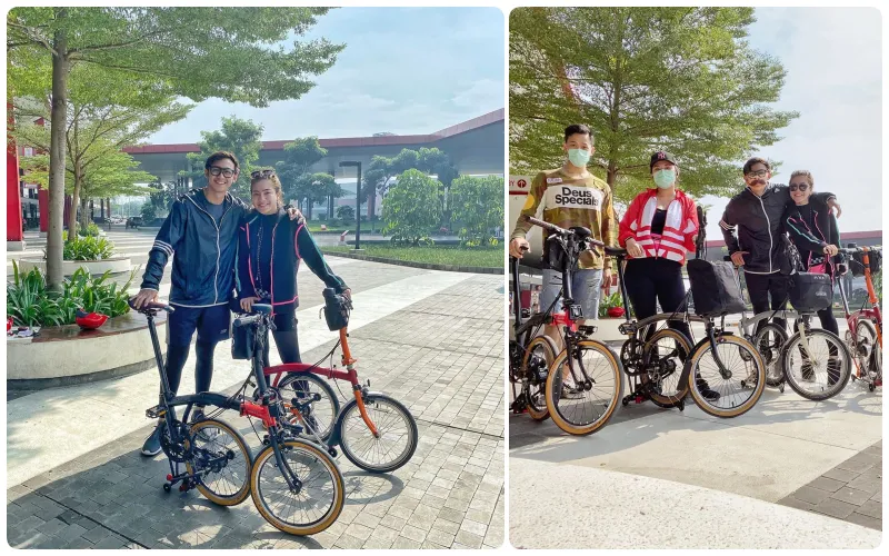 8 Artis yang Hobi Banget Naik Sepeda. Ada yang Sepedaan Jakarta-Bali untuk Rayakan Anniversary Lo! 9