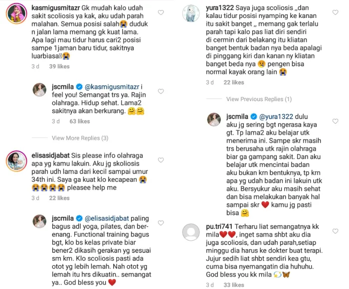 Idap Skoliosis, Jessica Mila Bagikan Pesan Positif dan Tips Agar Punggung Tidak Sakit Selama Pandemi 2