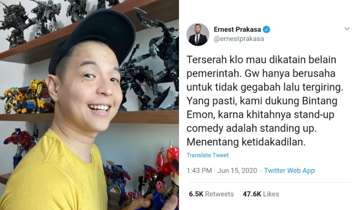 Inisiatif Lakukan Tes Urine dan Hasilnya Negatif Narkoba, Bintang Emon Makin Banjir Dukungan Seleb 8