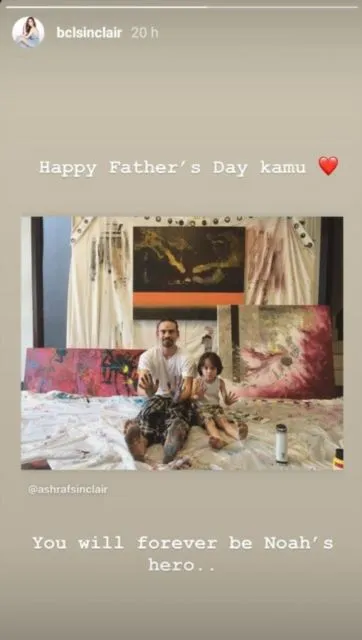 Rayakan Hari Ayah Sedunia, Bunga Citra Lestari Sebut Ashraf sebagai Pahlawan sang Anak Selamanya 3