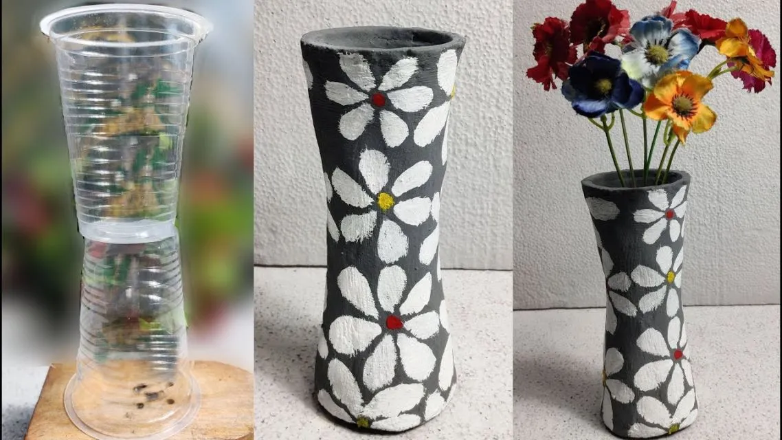 5 Kreasi Gelas Plastik Bekas Es Kopi. Bisa Disulap Jadi Lampu Gantung Sampai Vas Bunga Mini 5