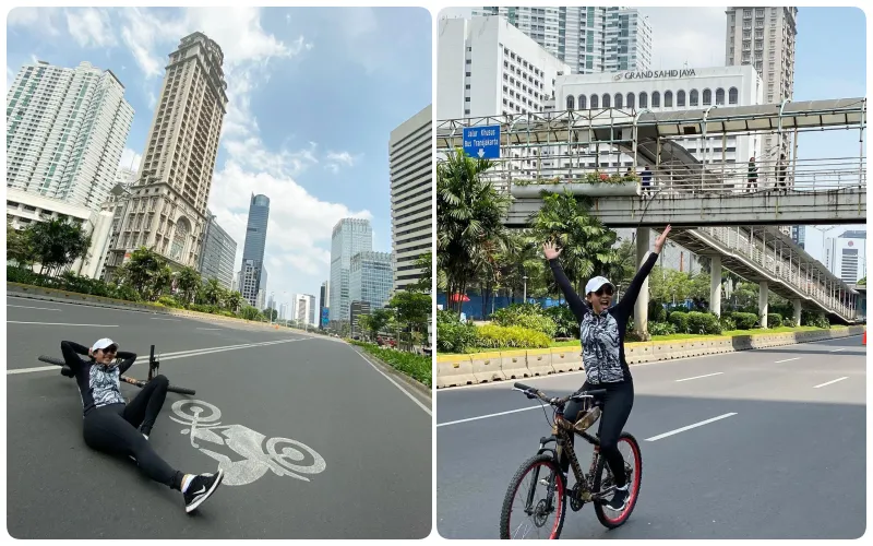 8 Artis yang Hobi Banget Naik Sepeda. Ada yang Sepedaan Jakarta-Bali untuk Rayakan Anniversary Lo! 8