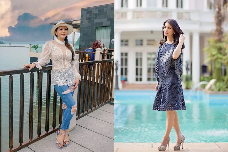 Gaya Maia Estianty Dibandingkan dengan Liliana Tanoe, Modis Mana Menurutmu? 8