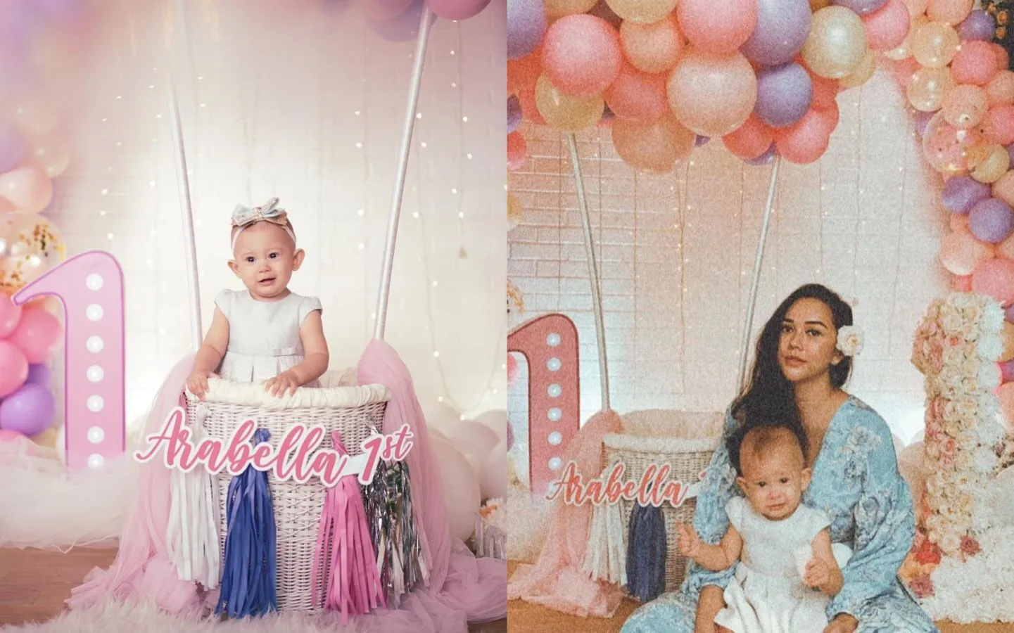 Genap Berusia 1 Tahun, ini Potret Menggemaskan Arabella Saat Rayakan Ulang Tahun Pertamanya 4